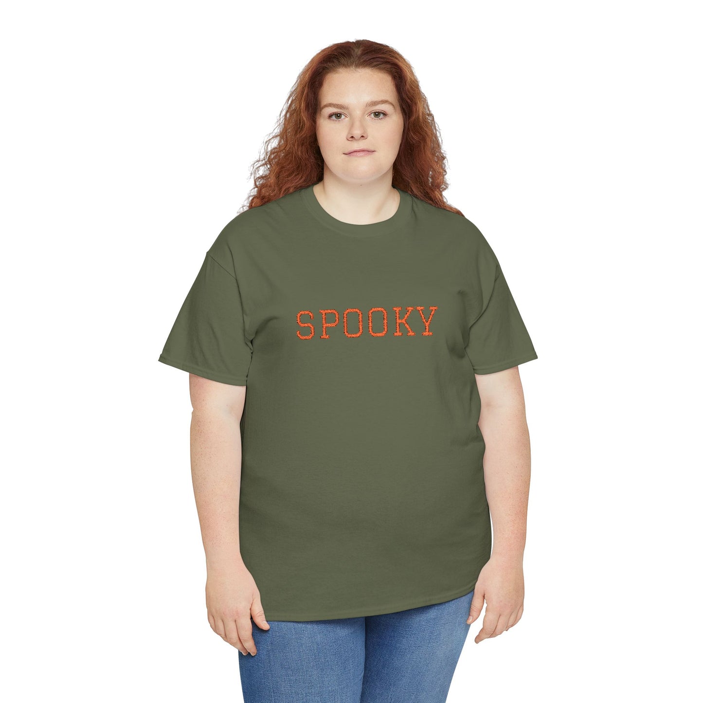 Spooky Halloween Tee, Unisex Cotton Shirt, Ghostly T-Shirt, Fall Fashion, Halloween Gift, Casual Wear