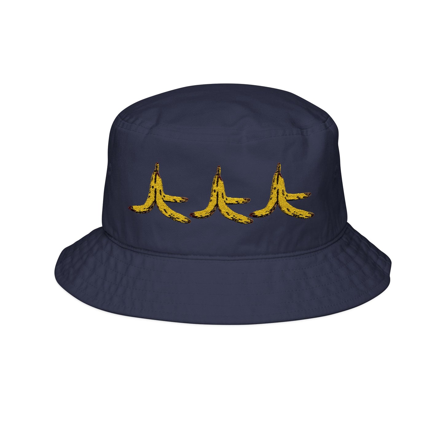 Banana Peel Embroidered Bucket Hat - Trendy Summer Hat, Outdoor Accessory, Beachwear, Gift for Him/Her, Fun Festival Hat