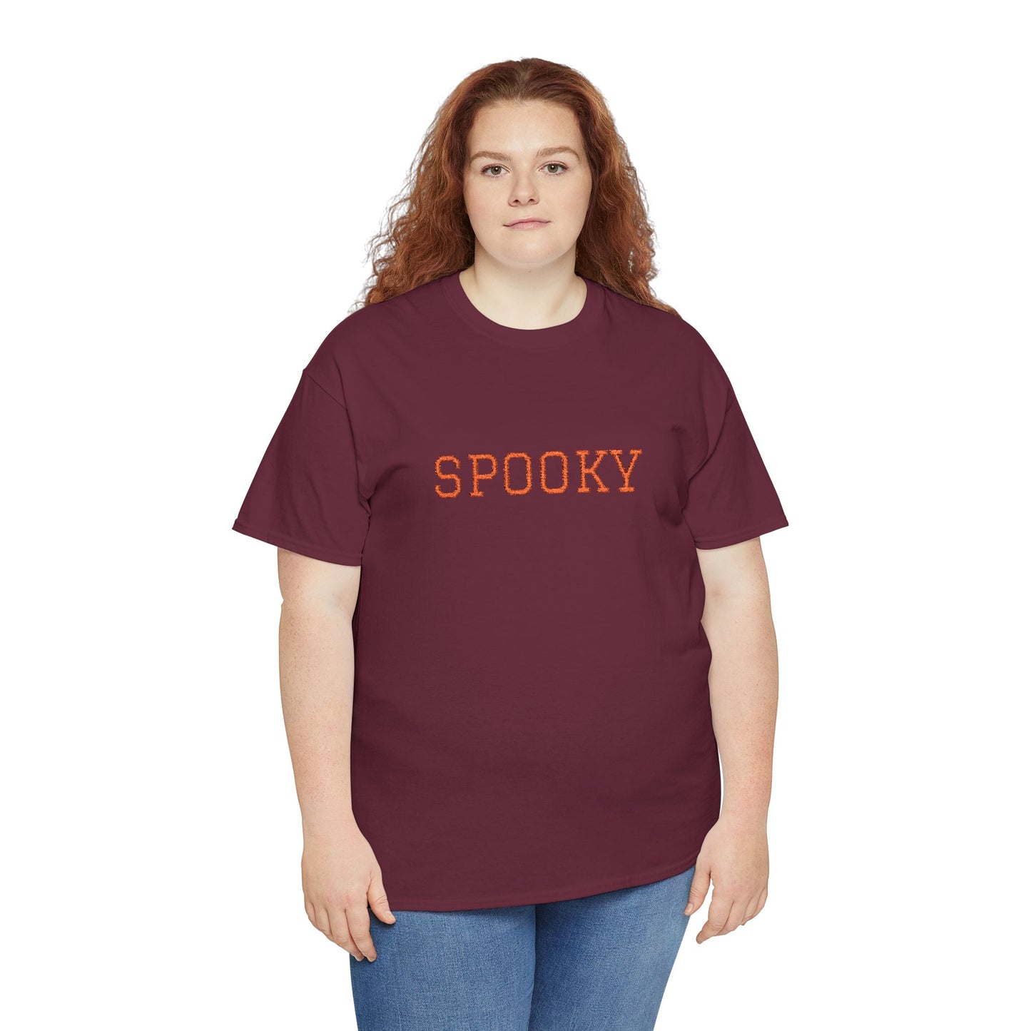 Spooky Halloween Tee, Unisex Cotton Shirt, Ghostly T-Shirt, Fall Fashion, Halloween Gift, Casual Wear