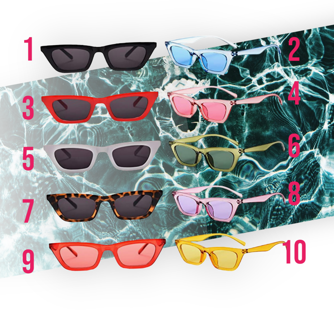 Cat eye sunglasses