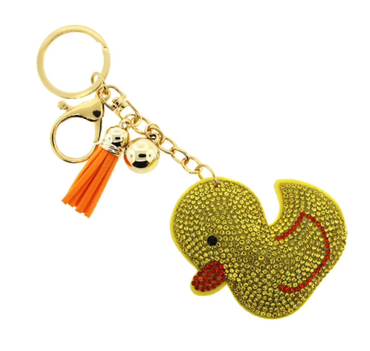 Rhinestone Yellow Duck