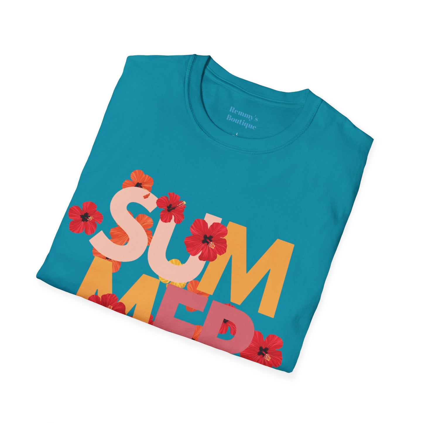 Summer Floral Unisex T-Shirt | Casual Wear for Warm Days, Beach Outfits