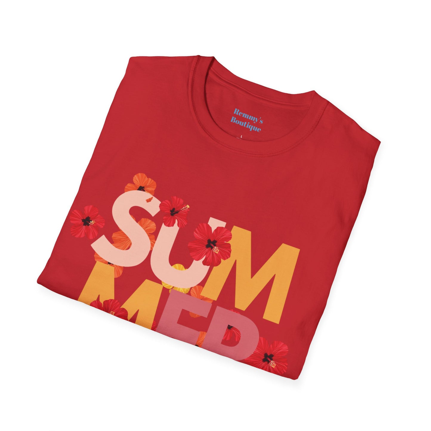 Summer Floral Unisex T-Shirt | Casual Wear for Warm Days, Beach Outfits