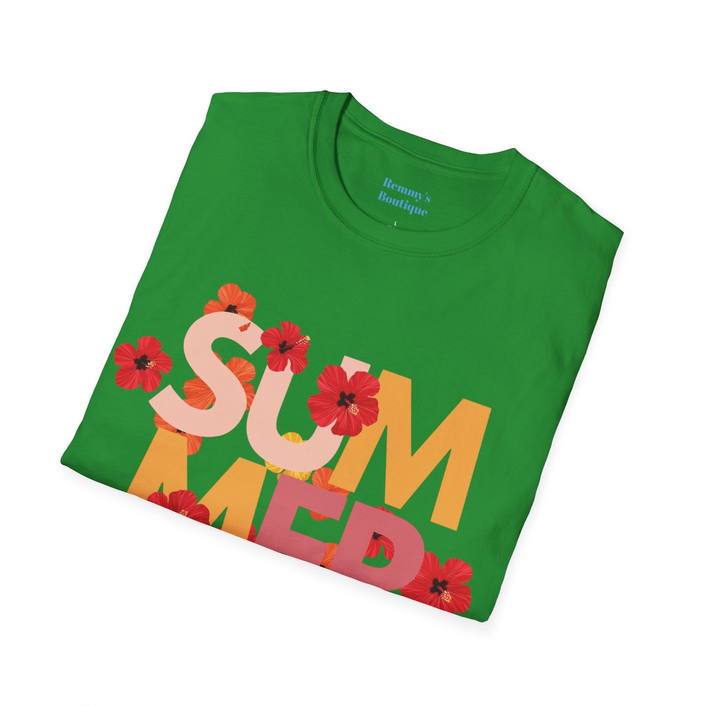 Summer Floral Unisex T-Shirt | Casual Wear for Warm Days, Beach Outfits