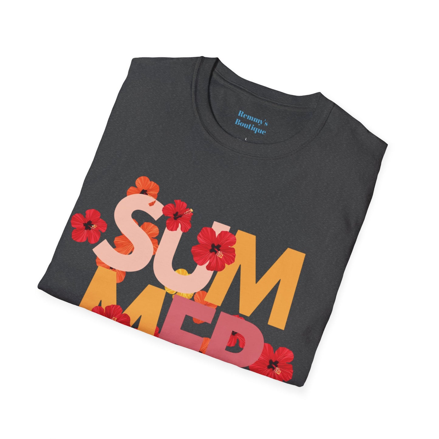 Summer Floral Unisex T-Shirt | Casual Wear for Warm Days, Beach Outfits