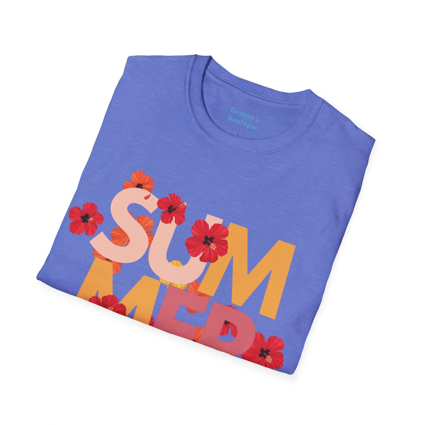 Summer Floral Unisex T-Shirt | Casual Wear for Warm Days, Beach Outfits