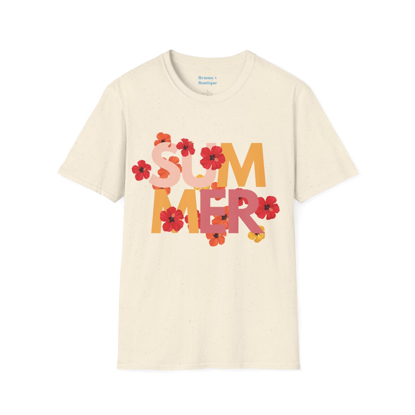 Summer Floral Unisex T-Shirt | Casual Wear for Warm Days, Beach Outfits