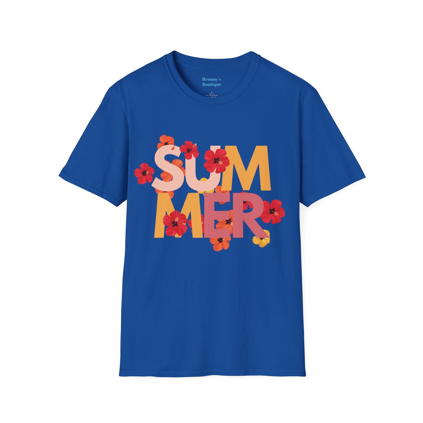 Summer Floral Unisex T-Shirt | Casual Wear for Warm Days, Beach Outfits