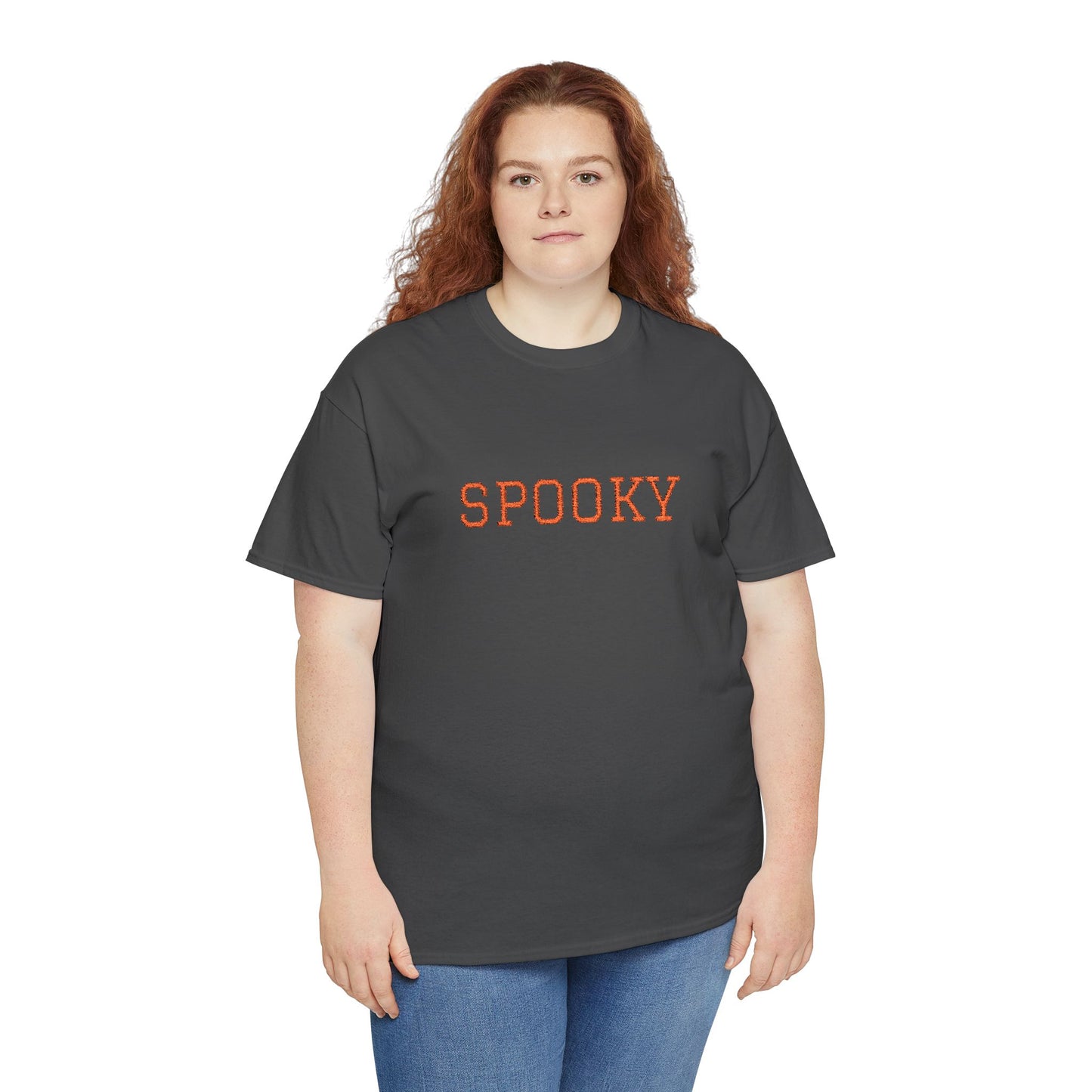 Spooky Halloween Tee, Unisex Cotton Shirt, Ghostly T-Shirt, Fall Fashion, Halloween Gift, Casual Wear