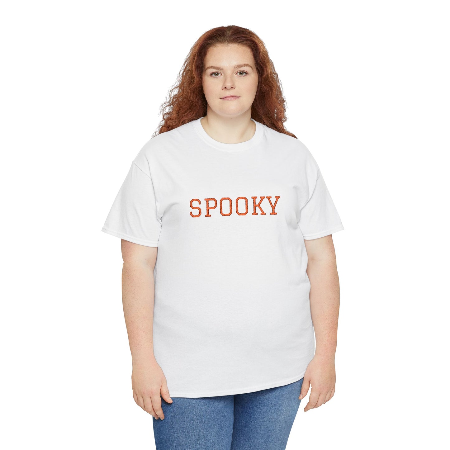 Spooky Halloween Tee, Unisex Cotton Shirt, Ghostly T-Shirt, Fall Fashion, Halloween Gift, Casual Wear