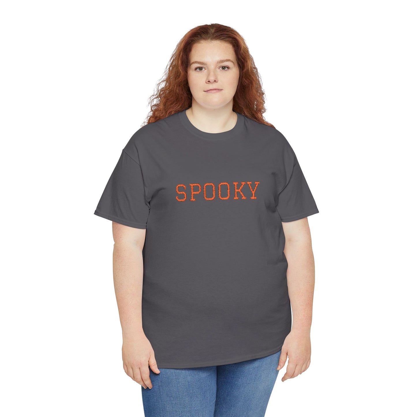 Spooky Halloween Tee, Unisex Cotton Shirt, Ghostly T-Shirt, Fall Fashion, Halloween Gift, Casual Wear