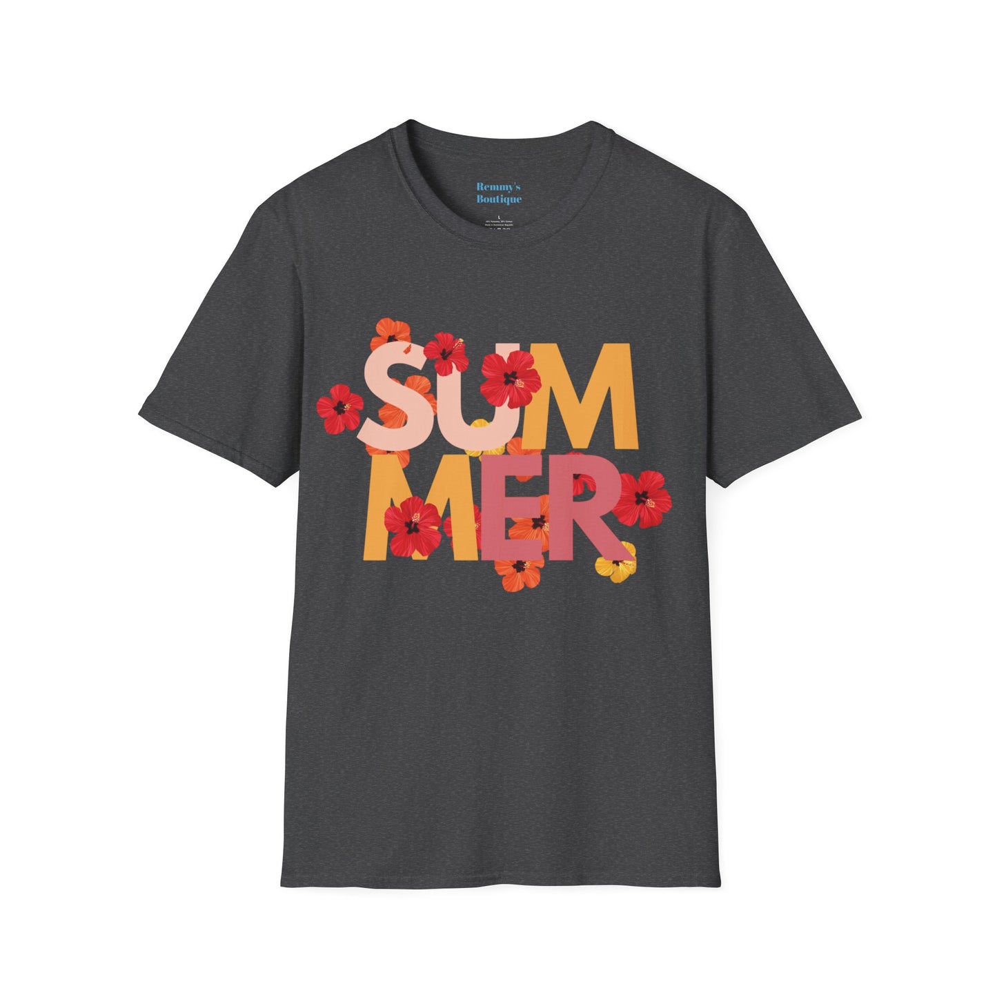 Summer Floral Unisex T-Shirt | Casual Wear for Warm Days, Beach Outfits