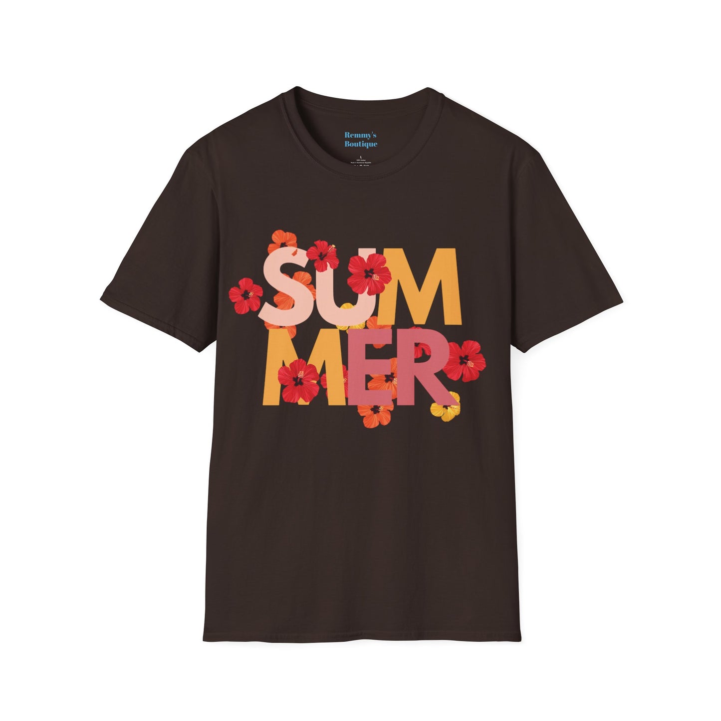 Summer Floral Unisex T-Shirt | Casual Wear for Warm Days, Beach Outfits