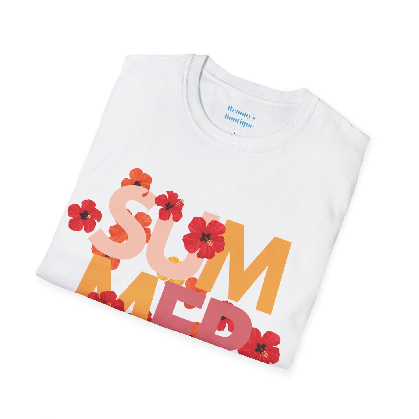 Summer Floral Unisex T-Shirt | Casual Wear for Warm Days, Beach Outfits