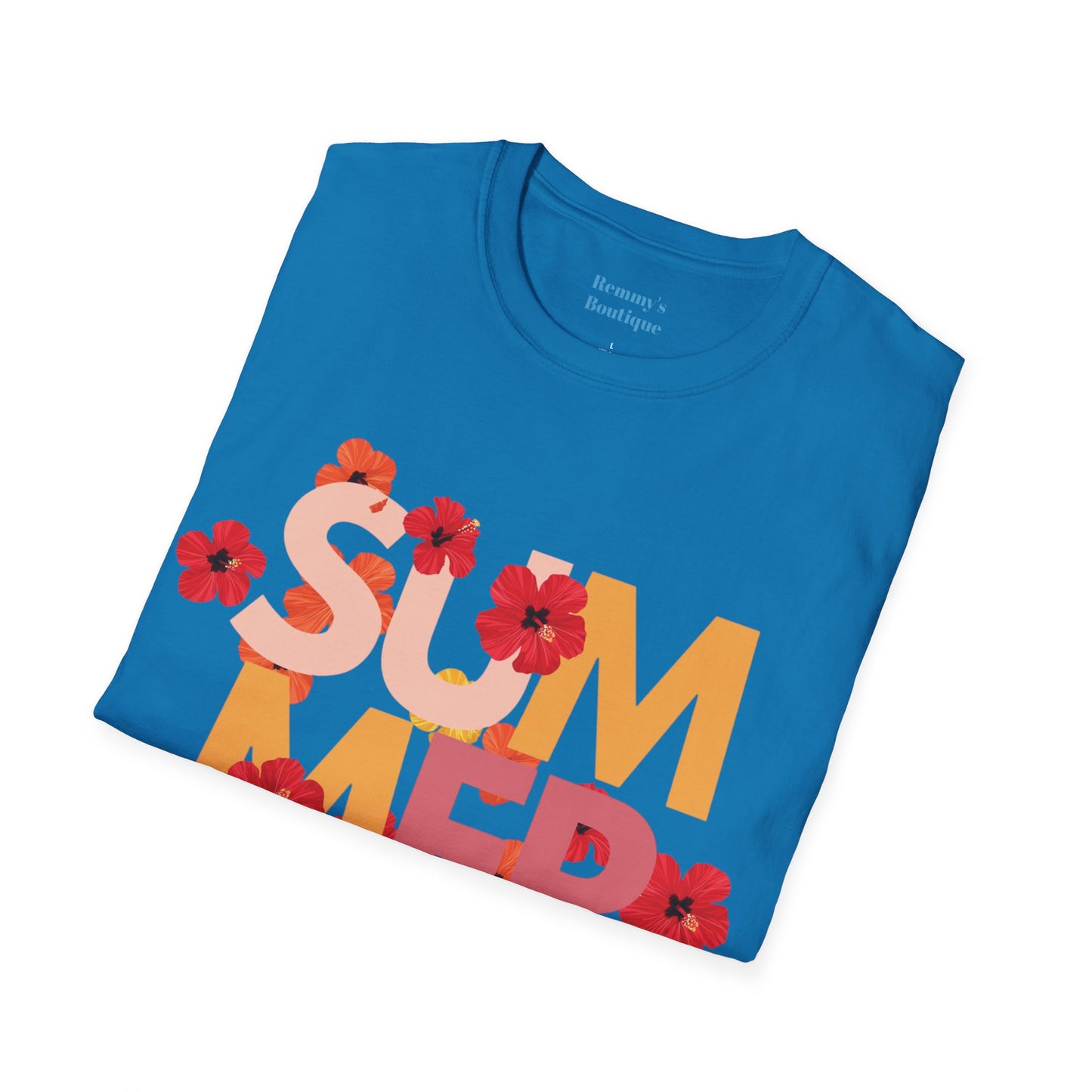 Summer Floral Unisex T-Shirt | Casual Wear for Warm Days, Beach Outfits