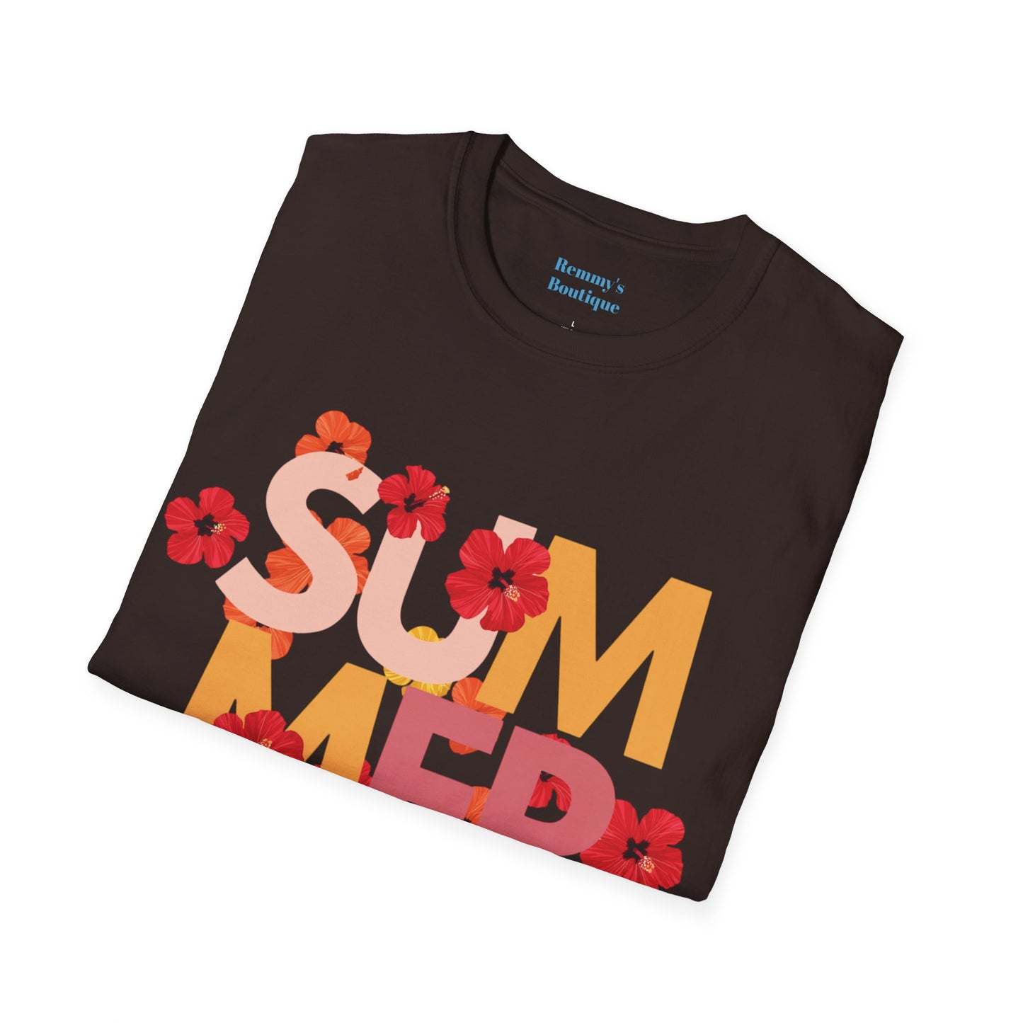 Summer Floral Unisex T-Shirt | Casual Wear for Warm Days, Beach Outfits