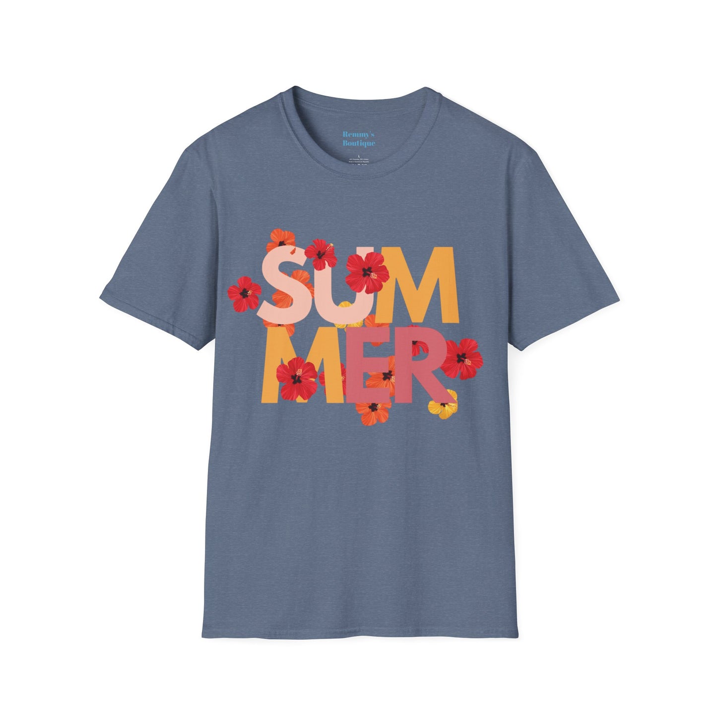 Summer Floral Unisex T-Shirt | Casual Wear for Warm Days, Beach Outfits