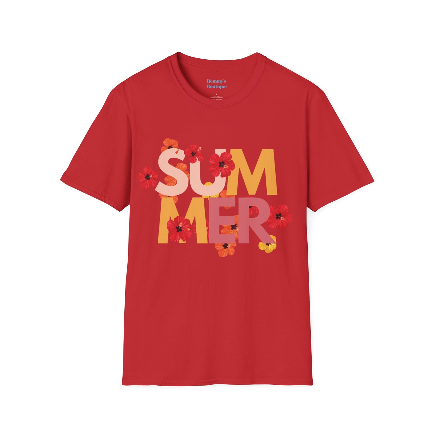 Summer Floral Unisex T-Shirt | Casual Wear for Warm Days, Beach Outfits
