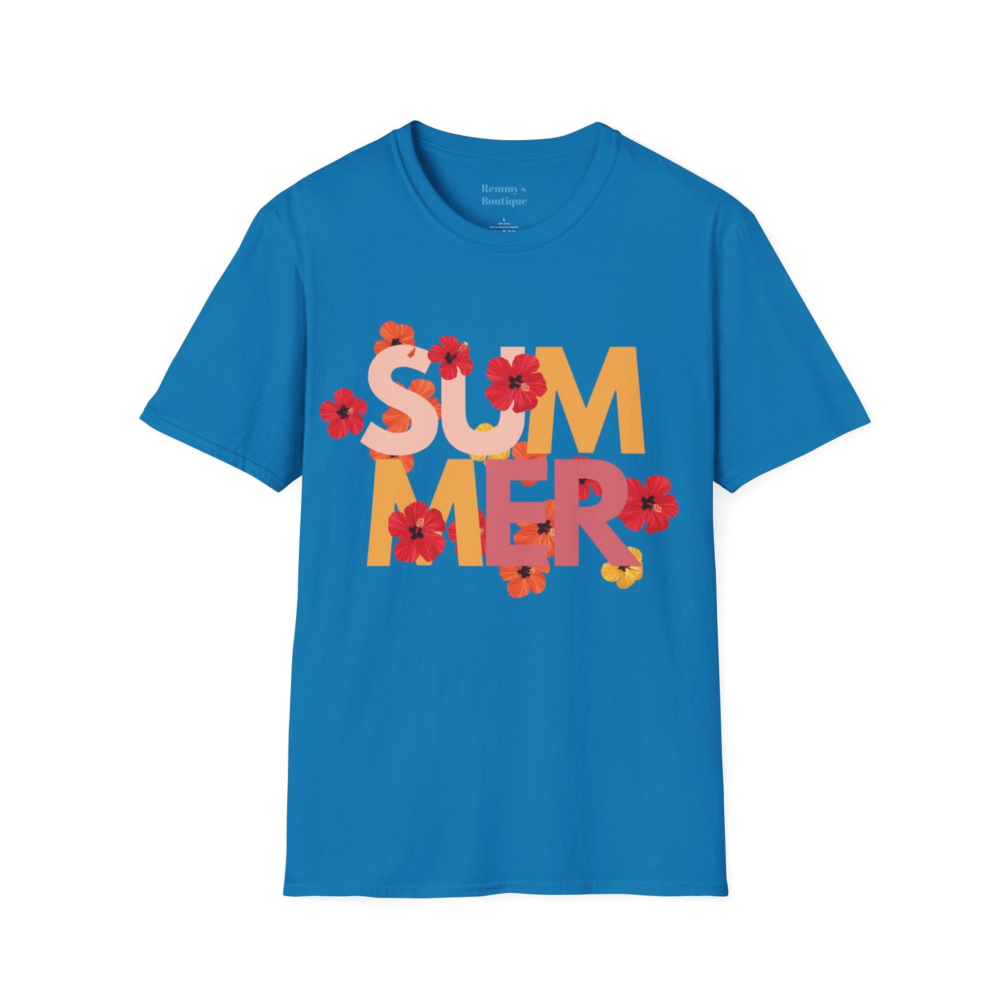 Summer Floral Unisex T-Shirt | Casual Wear for Warm Days, Beach Outfits