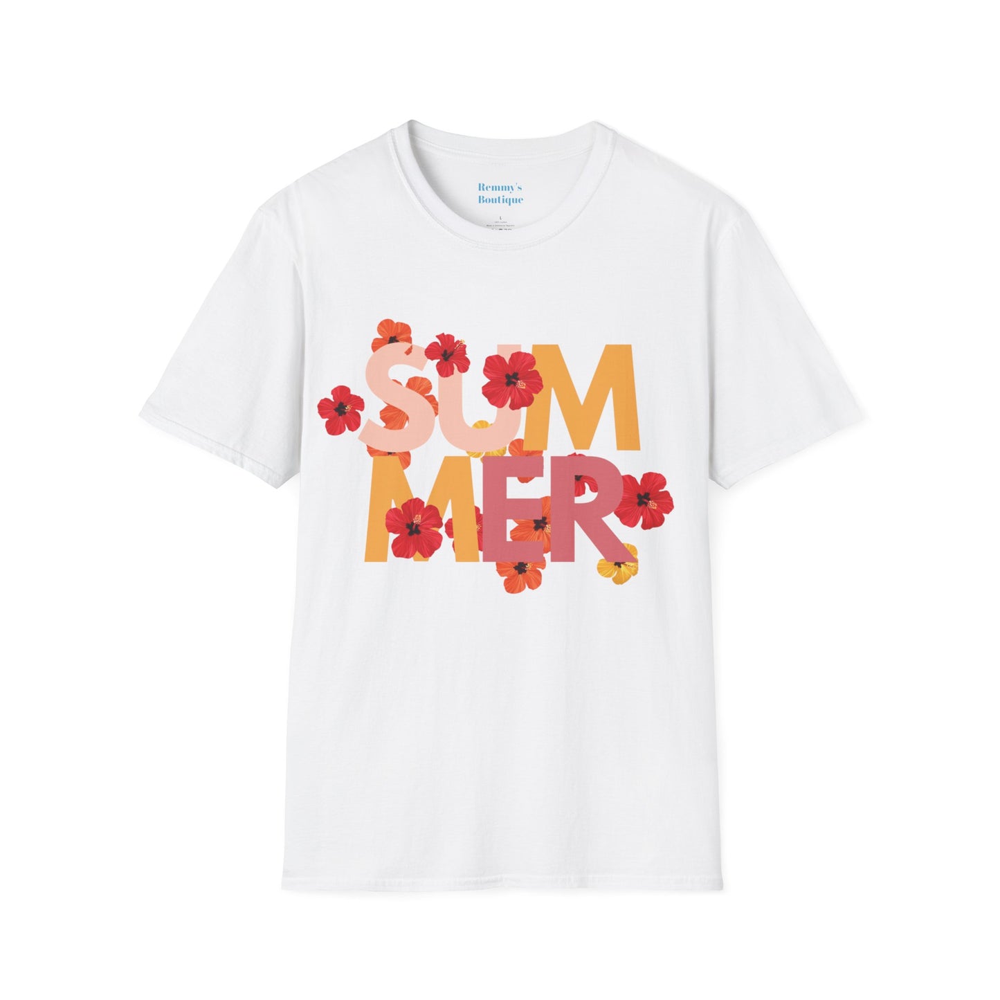 Summer Floral Unisex T-Shirt | Casual Wear for Warm Days, Beach Outfits