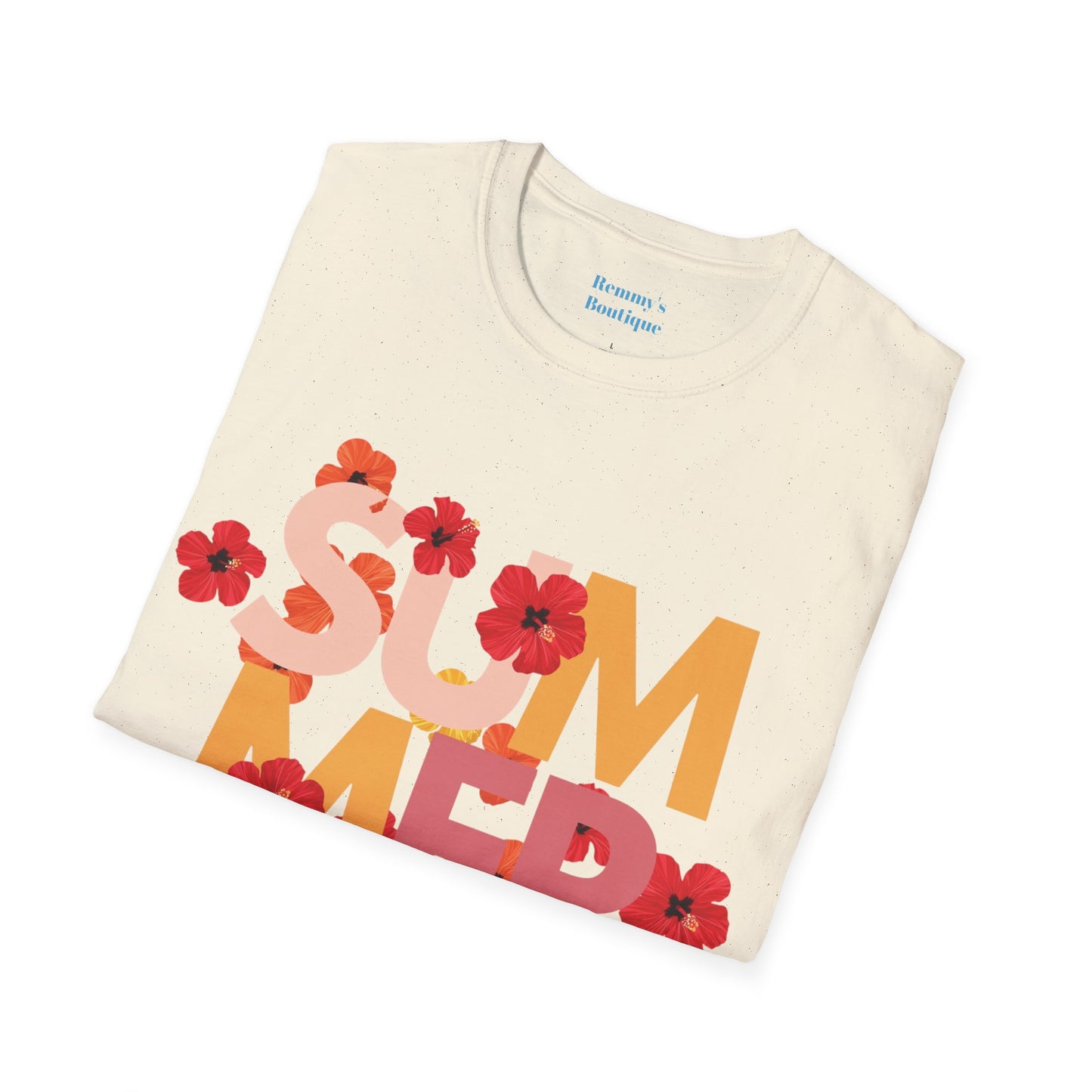Summer Floral Unisex T-Shirt | Casual Wear for Warm Days, Beach Outfits